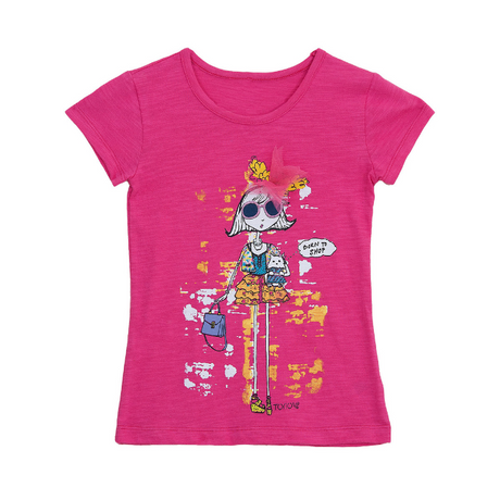 TORIO Basic T-Shirt Born To Shop - Kaos Anak Perempuan