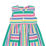 TORIO Rainbow Striped Dress - Dress Anak Perempuan