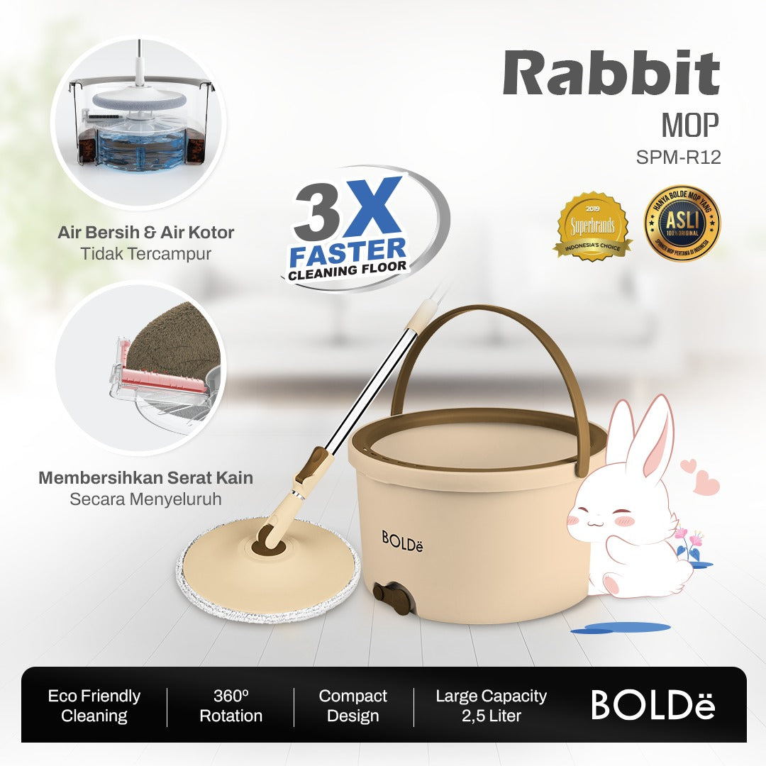 BOLDe Mop Rabbit (Alat Pel)