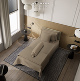 Nyenyak Bed Cover Solid Plain - Single 160x220 - Khaki