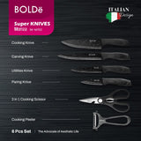 BOLDe Super KNIVES Monza 6 Pcs Set