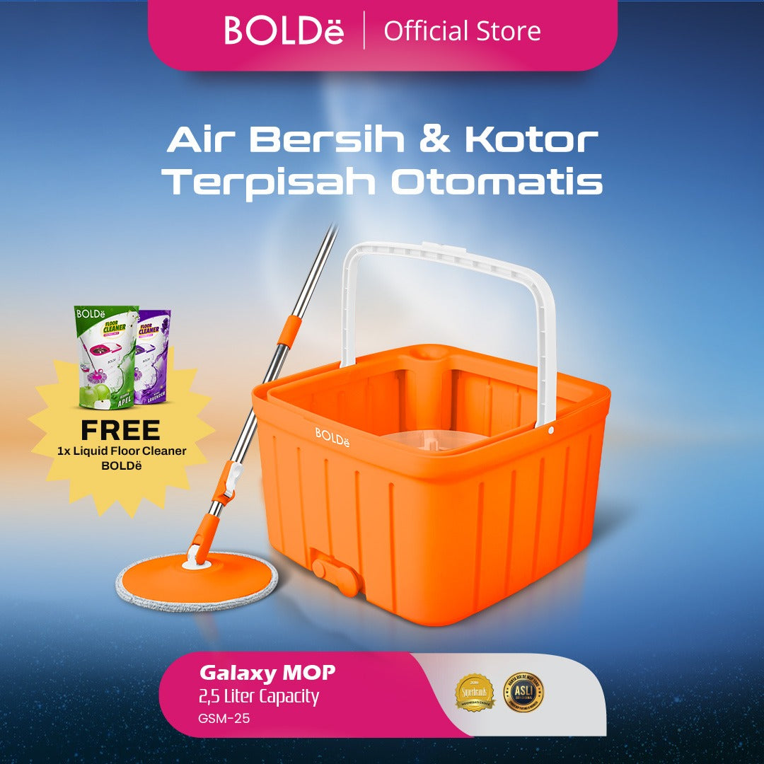 BOLDe Galaxy Mop (Spin Mop 2,5L) Black black