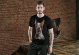 T-Shirt Short Sleeve Animals Print Unisex - Bull Terrier