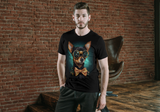T-Shirt Short Sleeve Animals Print Unisex - Chi Hua