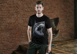 T-Shirt Short Sleeve Animals Print Unisex - Jaws