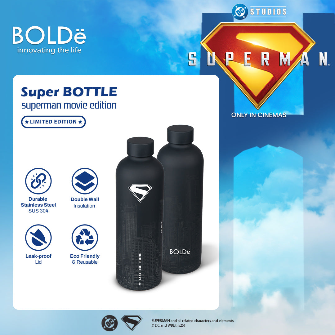 BOLDë Super Bottle - Superman Edition 750ML