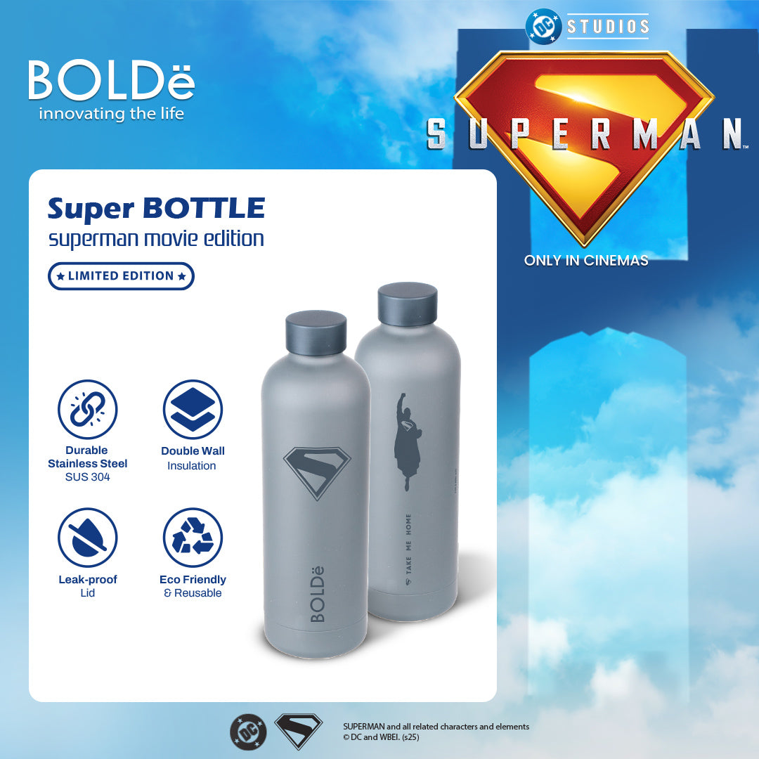 BOLDë Super Bottle - Superman Edition 750ML