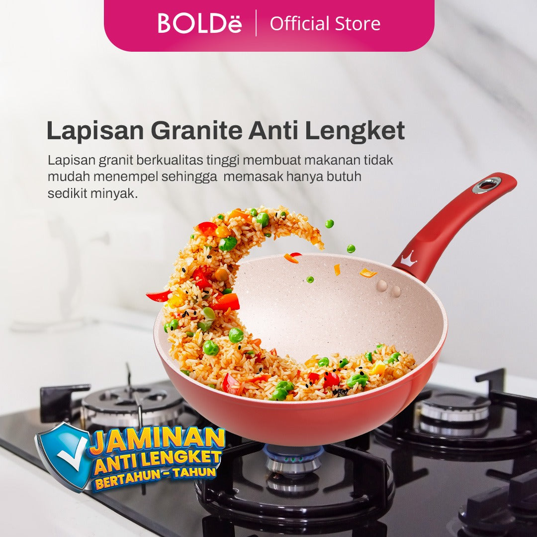 Princess Golden Sun Wok Pan 24cm