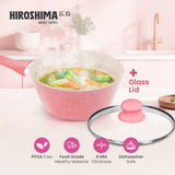 Hiroshima White Series Sauce Pan 18cm