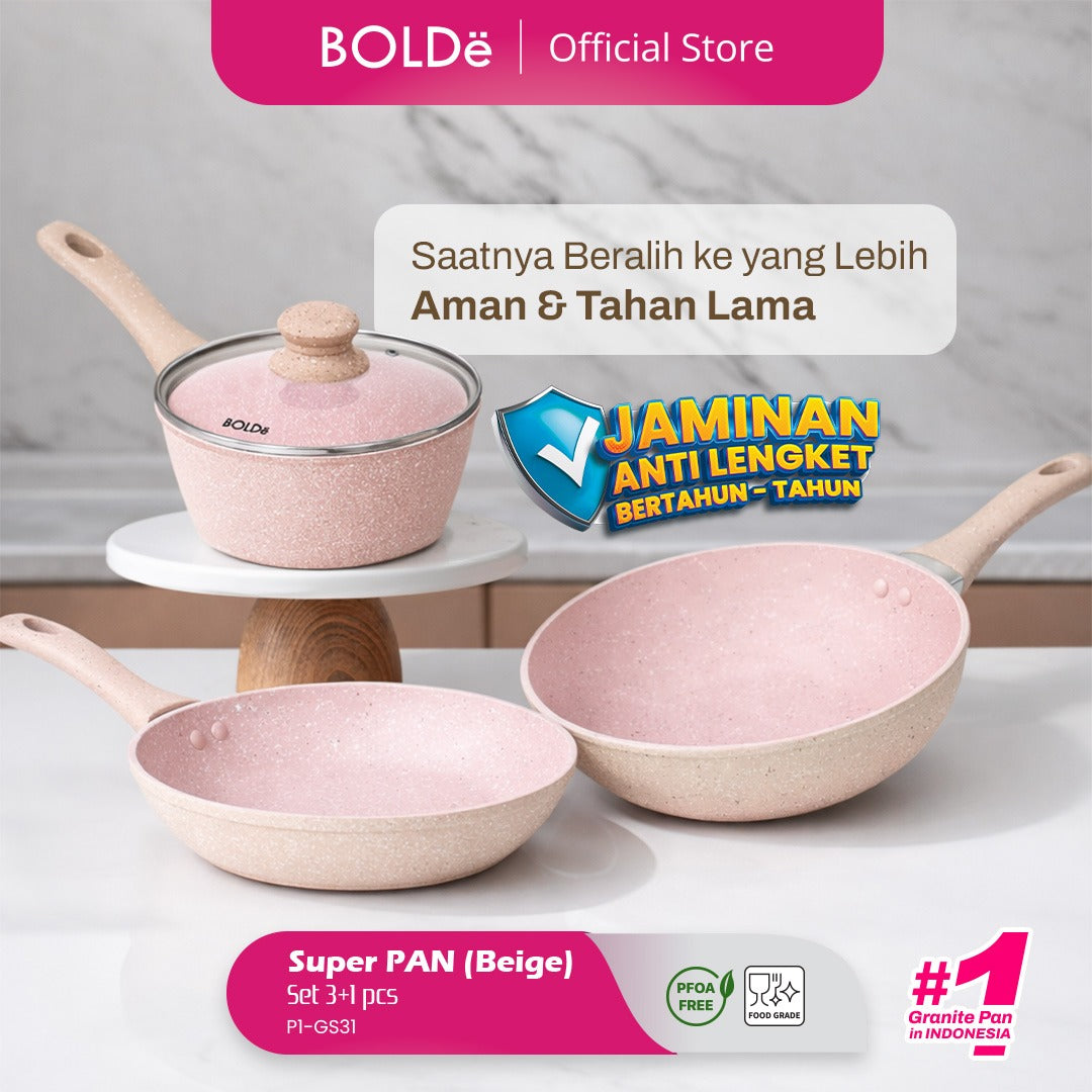 BOLDe Super Pan Set Beige