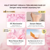 Bonavie TONE UP UV Brightening Body Serum SPF 40 PA++ & 4X NIACINAMIDE Instant brightening - Fragrance Wangi Mewah Body Lotion - Creme Canele