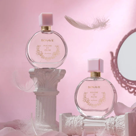 Bonavie Eau de Parfum - Poudre et Plume 30ml Parfum Wangi Tahan Lama EDP Powdery Bedak