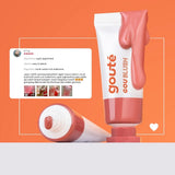 Goute Goublush Cream Blush for Cheek Blendable High Pigmented Lightweight Blush on - 05 Coral District