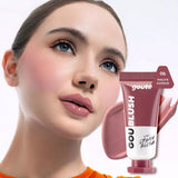 Goute Goublush Cream Blush for Cheek Blendable High Pigmented Lightweight Blush on - 06 Mauve Avenue