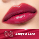 Goute Airy Jelly Lip Tint Stain - Light Moist | Long Lasting up 12H | Ringan Tahan Lama | Gloss Glossy | Dewy Cheek - 02 Bougain Lane