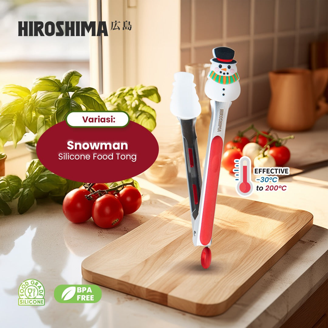 Hiroshima Food Tong snowman