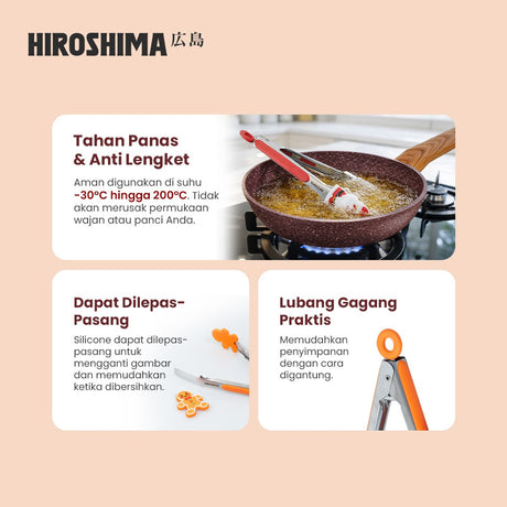 Hiroshima Food Tong snowman