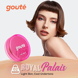 Goute Cushion Satin Stay Airy Perfection - Ringan, Menyamarkan Pori, Minim Oksidasi, Tahan Lama Long Lasting - 02 Royal Palais