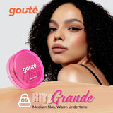 Goute Cushion Satin Stay Airy Perfection - Ringan, Menyamarkan Pori, Minim Oksidasi, Tahan Lama Long Lasting - 04 Ritz Grande