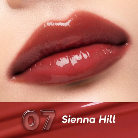 Goute Airy Jelly Lip Tint Stain - Light Moist | Long Lasting up 12H | Ringan Tahan Lama | Gloss Glossy | Dewy Cheek - 07 Sienna Hill
