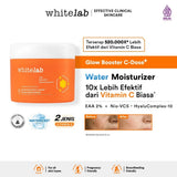 Whitelab Glow Booster C-Dose+ Water Moisturizer - Pelembap Pencerah Wajah, Menghidrasi dengan Hyaluronic & Tekstur Ringan