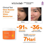 Whitelab Glow Booster C-Dose+ Water Moisturizer - Pelembap Pencerah Wajah, Menghidrasi dengan Hyaluronic & Tekstur Ringan