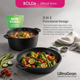 BOLDë UltraGran Cast Iron 2 in 1 Pot