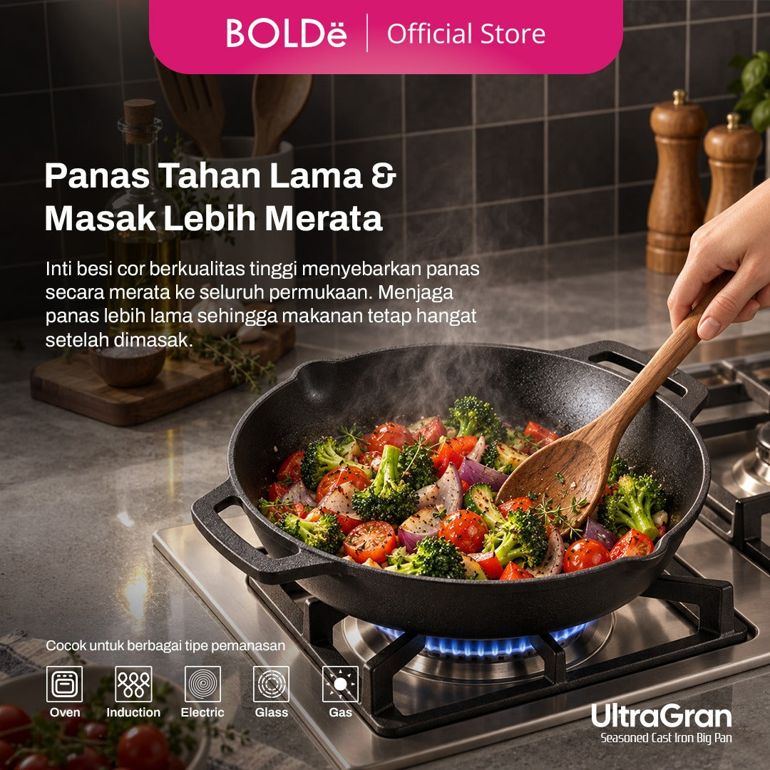 BOLDë UltraGran Cast Iron Big Pan 26cm