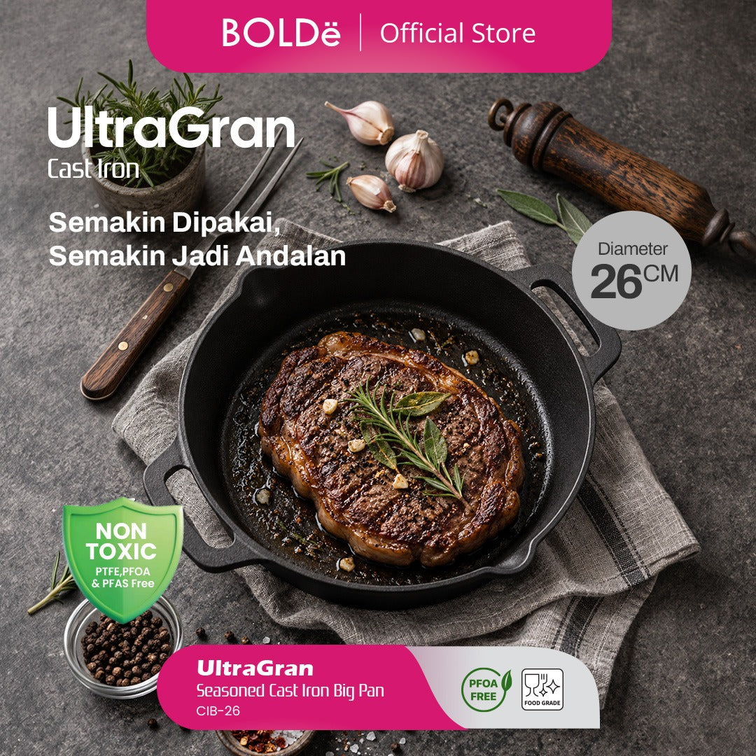 BOLDë UltraGran Cast Iron Big Pan 26cm