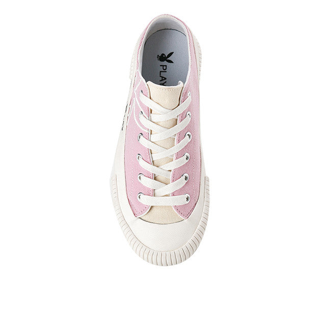 Playboy Sepatu Sneaker Wanita Timothy In Off White/Pink