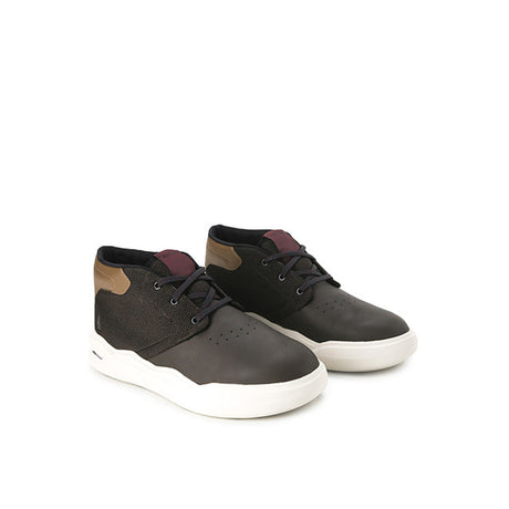 Hush Puppies Sepatu Pria Boots Rush Chukka In Dark Brown Leather