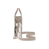 Clear Mini N/S Tote In Clear/ Natural