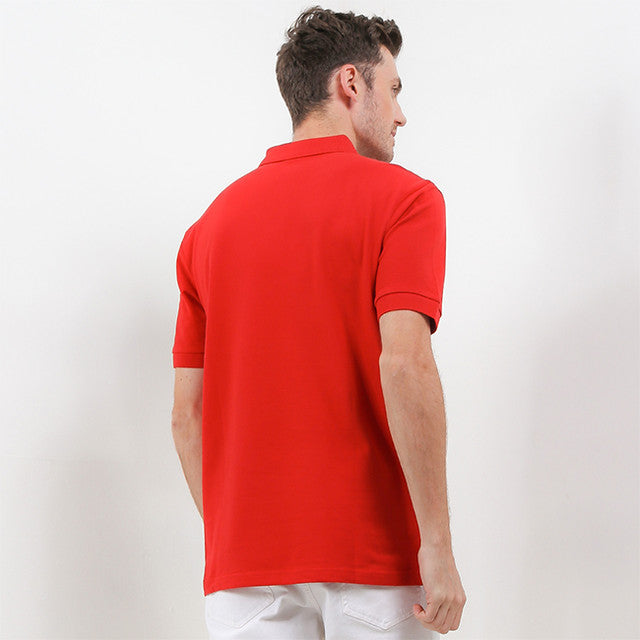 Hush Puppies Pakaian Pria Polo Bsc Tangelo In Red