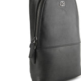 Alfie Chest Bag - L  In Black