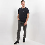 Hush Puppies Pakaian Pria T Shirt Bsc Leviero Pkt 4 In Black