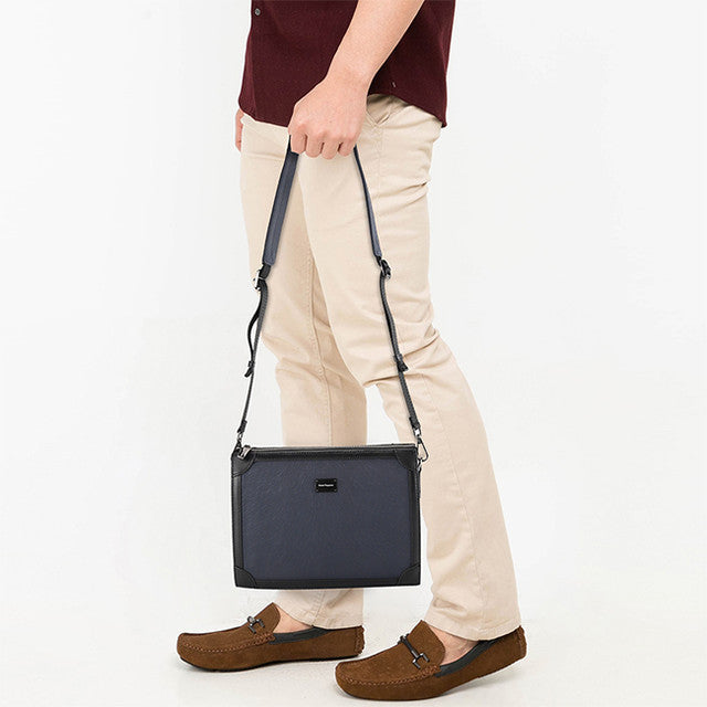 Manrico Clutch/Messenger Bag In Navy
