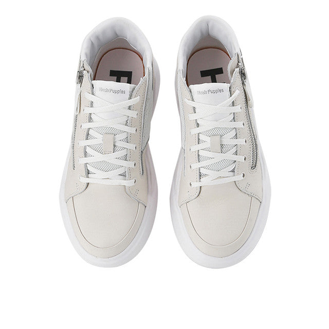 Hush Puppies Sepatu Wanita Sneakers Rush Hi Top Sneaker In White Leather