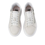 Hush Puppies Sepatu Wanita Sneakers Rush Hi Top Sneaker In White Leather