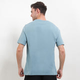 Hush Puppies Pakaian Pria T Shirt Hh Verney In Light Blue