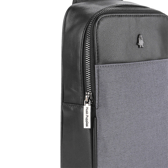 Hush Puppies Tas Pria Kristo Chest Bag In Grey