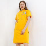 Hush Puppies Pakaian Wanita Dress Liunic Kofia In Yellow
