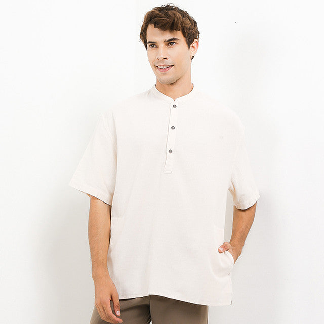 Obermain Pakaian Pria Byron In White