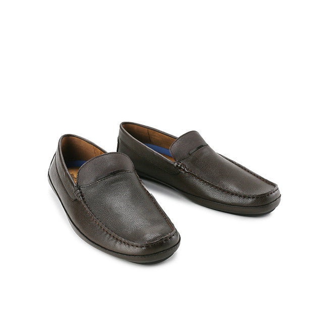 Hush Puppies Sepatu Pria Slip On Kovic Vatro Loafer In Coffee