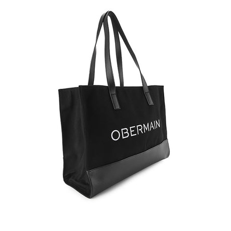 Anna Canvas Tote Bag L In Black
