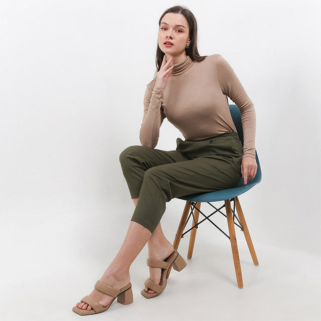 Hush Puppies Pakaian Wanita Slim Fit Gracier In Olive