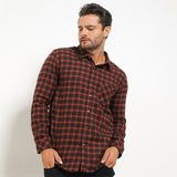 Obermain Pakaian Pria Shirt Conhag In Maroon