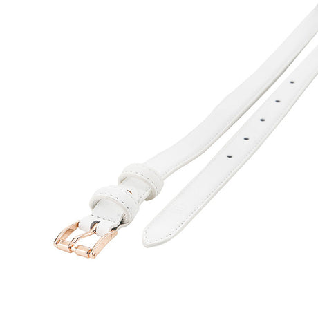 Barbara Ladies Belt In White