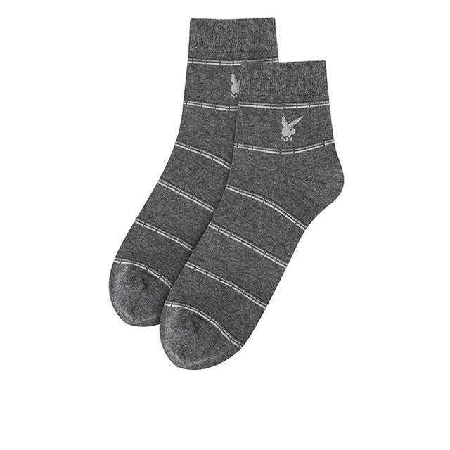 Playboy Aksesoris Unisex Socks Short 3 In Black / Navy / Dark Grey