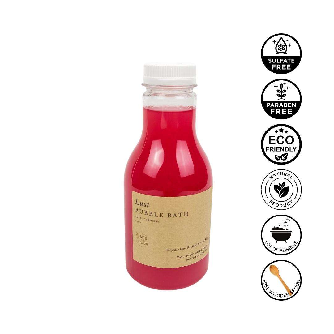 Bubble Bath Foaming Liquid Soap Rose