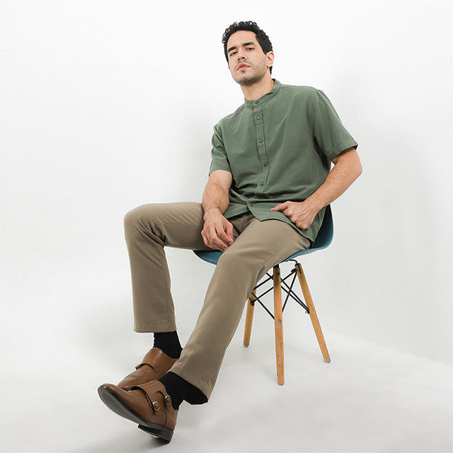 Hush Puppies Pakaian Pria Shirt Toscano In Green